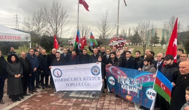 Hocalı şehitleri için Tunçbilek'te anma programı