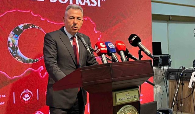 İzmir'de şehit yakınları ve gaziler 'Büyük Aile Sofrası'nda buluştu