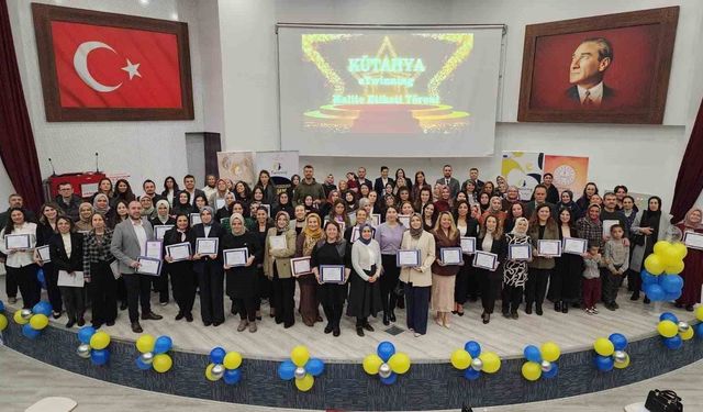 Kütahya'da eTwinning başarı ödül töreni düzenlendi