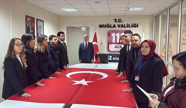 Muğla 112 Acil Çağrı Merkezi'nde yemin heyecanı