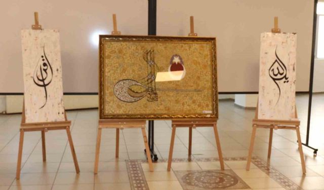 Pamukkale'de 100 eser sanatseverle buluştu