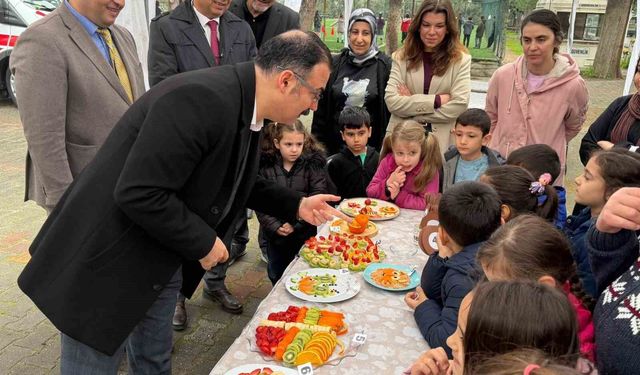 Sultanhisarlı öğrencilere sağlıklı beslenme anlatıldı