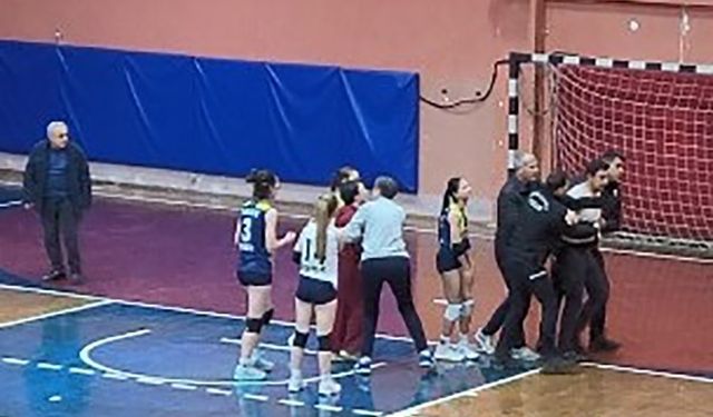 Taraftar sahaya atladı, maç seyircisiz tamamlandı