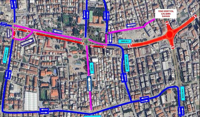 Yeni Dörtyol Köprülü Kavşağı Projesi'nde çalışmalar başlıyor
