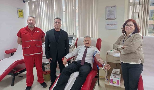 Emniyet Müdürü Aktaş'tan 23'üncü kan bağışı