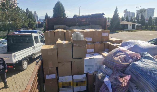 Manisa'da mart ayında tonlarca kaçak ürün ele geçirildi