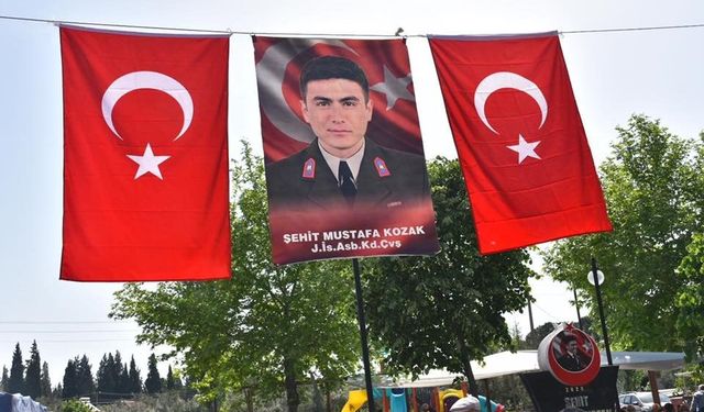Salihli'de Şehit Mustafa Kozak, 8. yılında dualarla anıldı