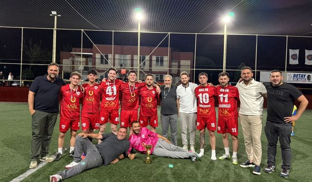 Kuyumcular Halı Saha Turnuvası’nda Şampiyon HAS FK Oldu