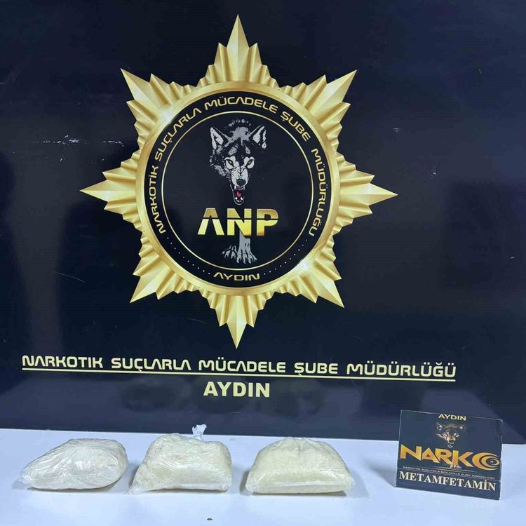 Aydın'da 3 kilo 200 gram uyuşturucu ele geçirildi: 3 kişi tutuklandı