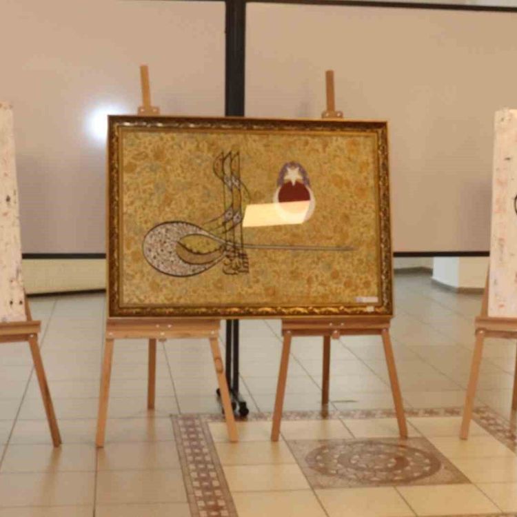 Pamukkale'de 100 eser sanatseverle buluştu