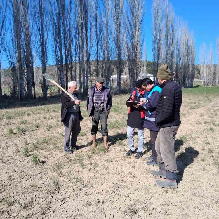 Gediz'de sel sonrası zarar tespiti yapıldı