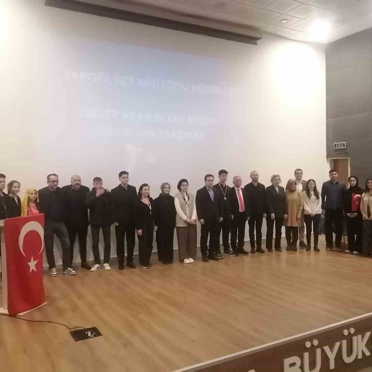 Sarıgöl'de İstiklal Marşı'nın kabulünün 104. yılına anlamlı anma