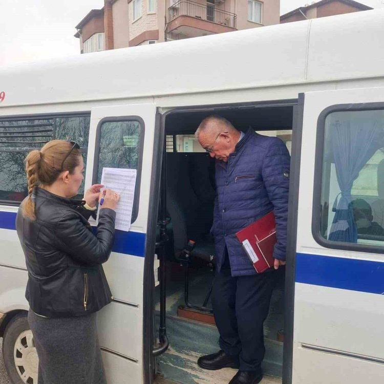 Sarıgöl'de servislere kapsamlı denetim