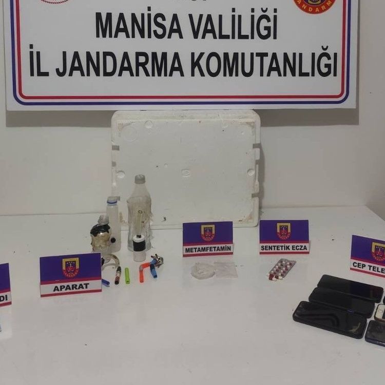 Sarıgöl'de uyuşturucu operasyonu