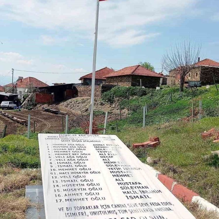 Ziyanlar Mahallesi şehitlerini unutmadı