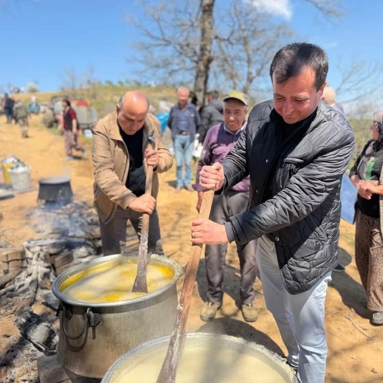 Kızılçukur'da yağmur duası geleneği yaşatıldı
