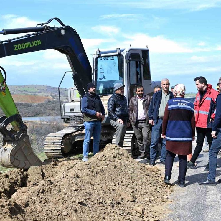 Kula'da 10 yıllık taşıma su çilesi son buluyor