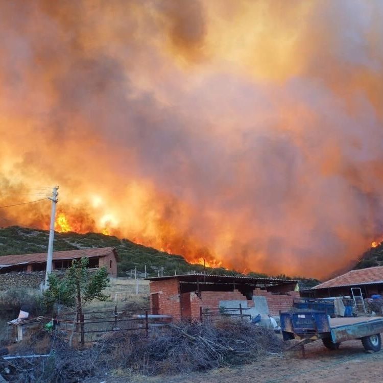 Salihli'de yangın riskine karşı yasak kararı