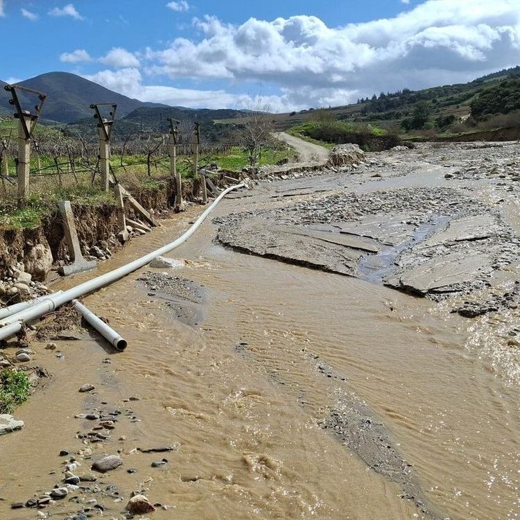 Ziyanlar Mahallesi'nde taşkın alarmı