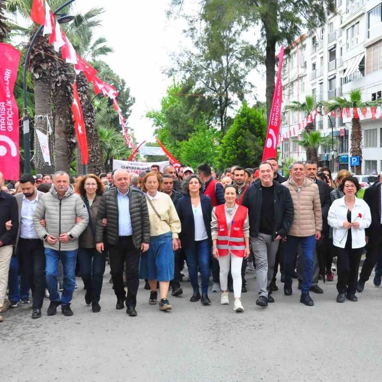 Manisa'da 1 Mayıs kutlaması