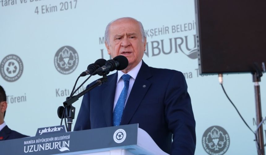 BAHÇELİ'DEN SERT SÖZLER