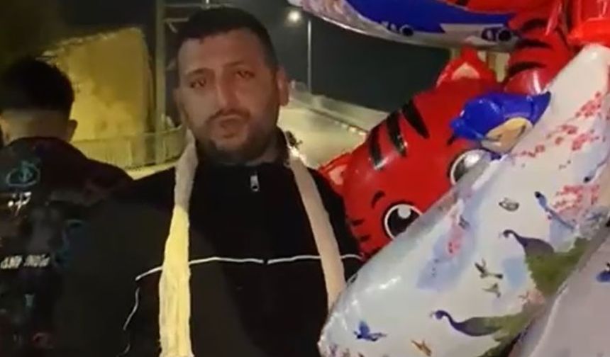 Turgutlu'da baloncudan çocuklara Ramazan sürprizi