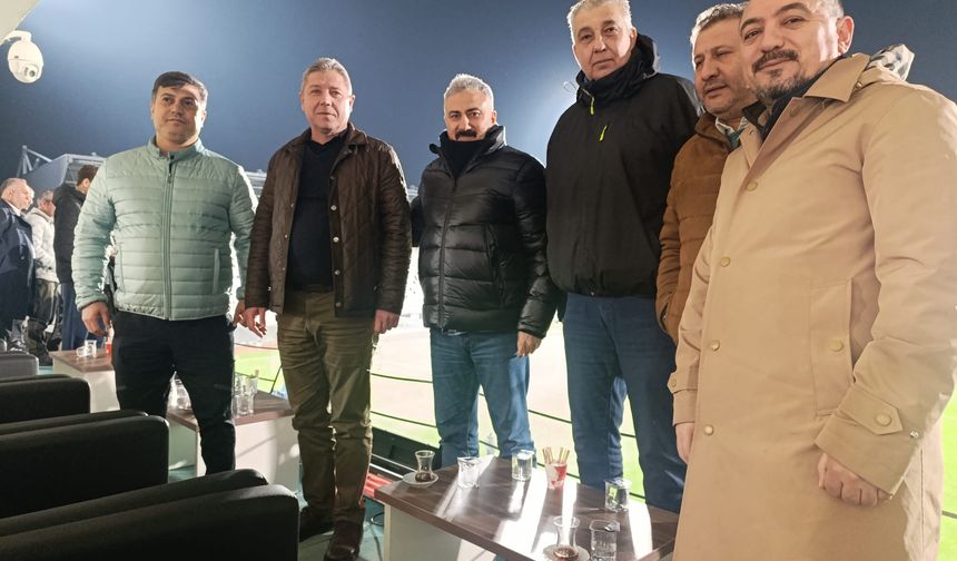 Emniyet Müdürü Fahri  Aktaş, Manisa FK - Bandırmaspor Maçını Tribünden Takip Etti