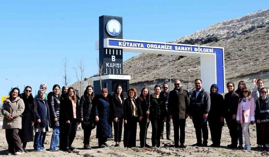 Kütahya OSB'de fidan dikim etkinliği