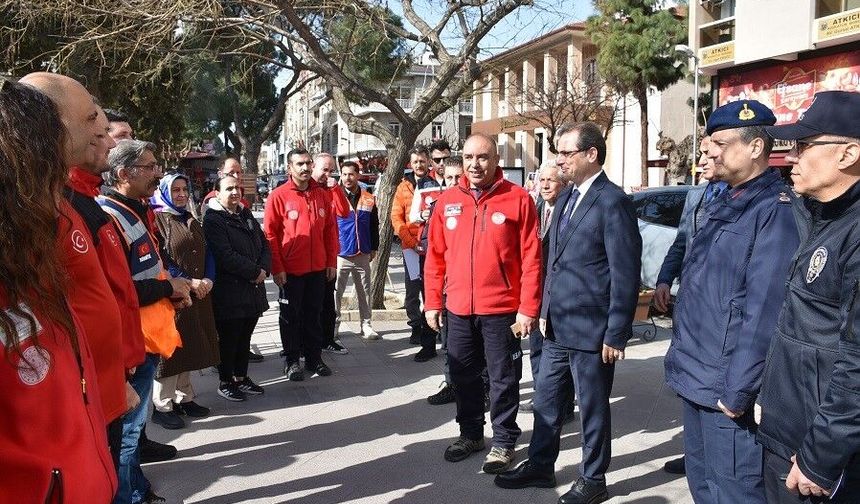 Salihli'de afet bilinci seferberliği