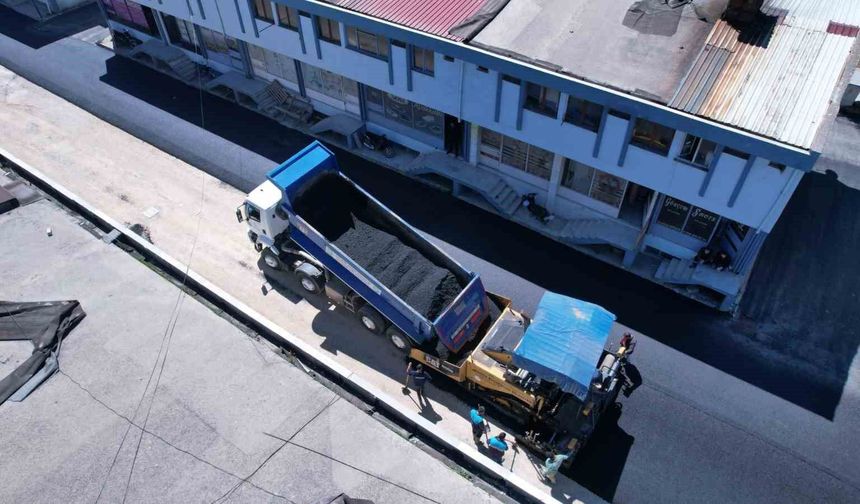 Güneş yüzünü gösterdi, sanayi yolları yenilendi