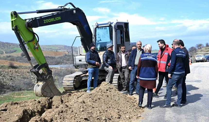 Kula'da 10 yıllık taşıma su çilesi son buluyor