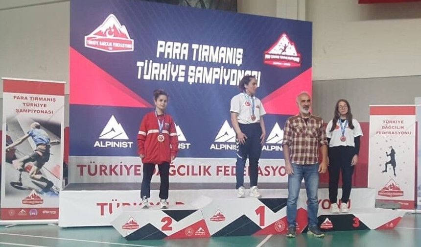 Para Tırmanış Türkiye Şampiyonasında Denizli'yi gururlandıran başarı