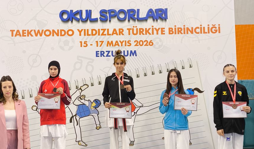 Erzurum’da Taekwondo Şampiyonası Sonuçlandı: Melisa Kundak Türkiye Şampiyonu