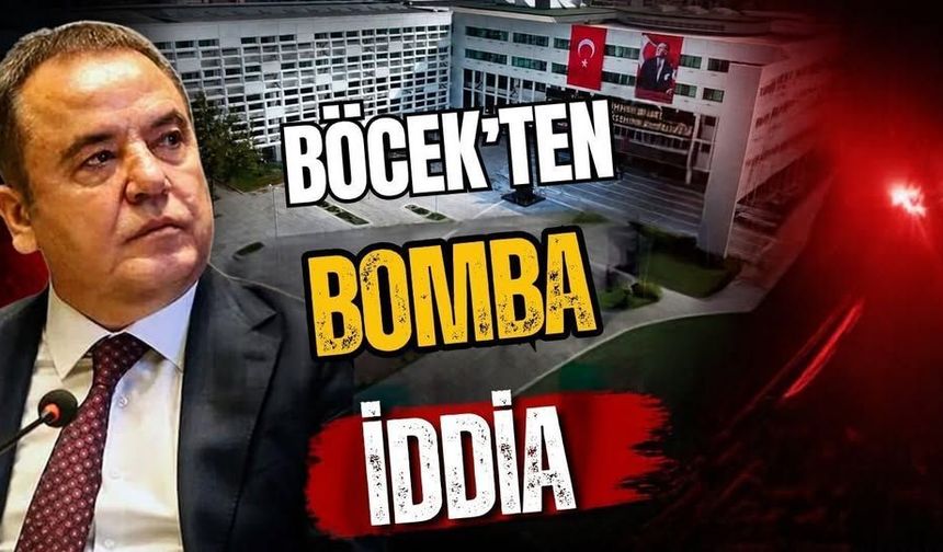 Muhittin Böcek'den Menderes Türel'e şok suçlama