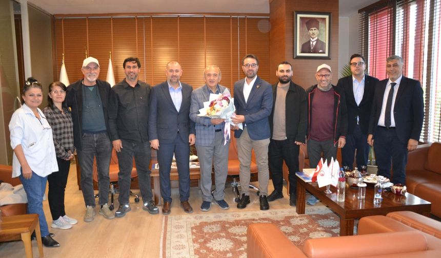 Manisa Gazeteciler Cemiyeti’nden TSO Başkanı Yılmaz’a Tebrik Ziyareti