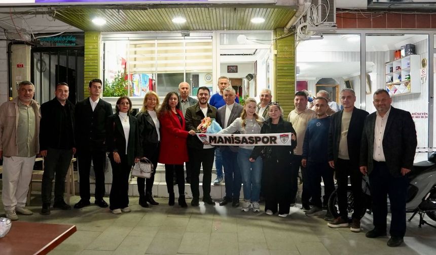 AK Parti Yunusemre İlçe Başkanı İlkcan Durmaz, Manisalılar Derneği’nin Konuğu Oldu