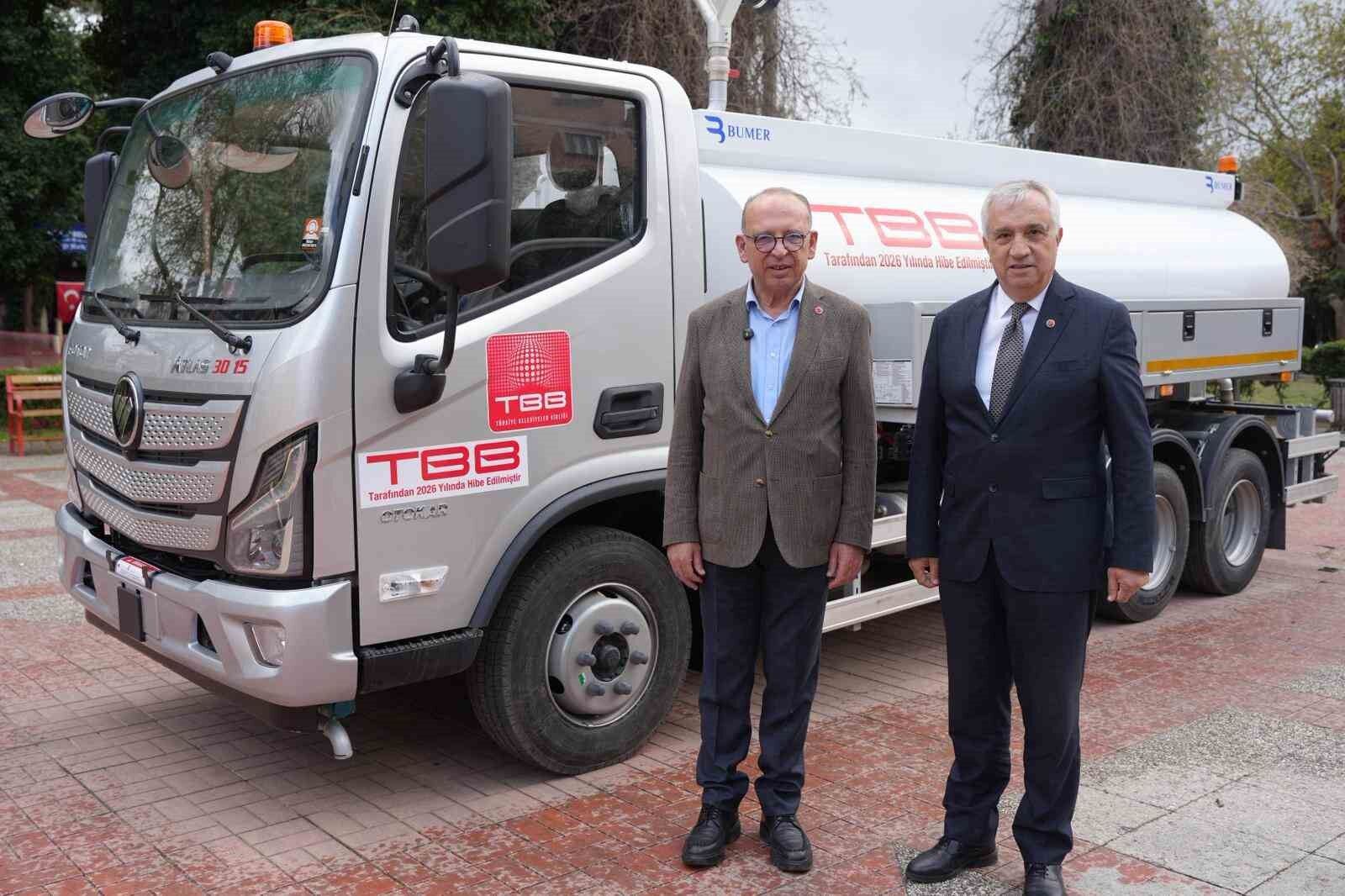 Turgutlu Belediyesinin araç filosuna TBB'den önemli destek