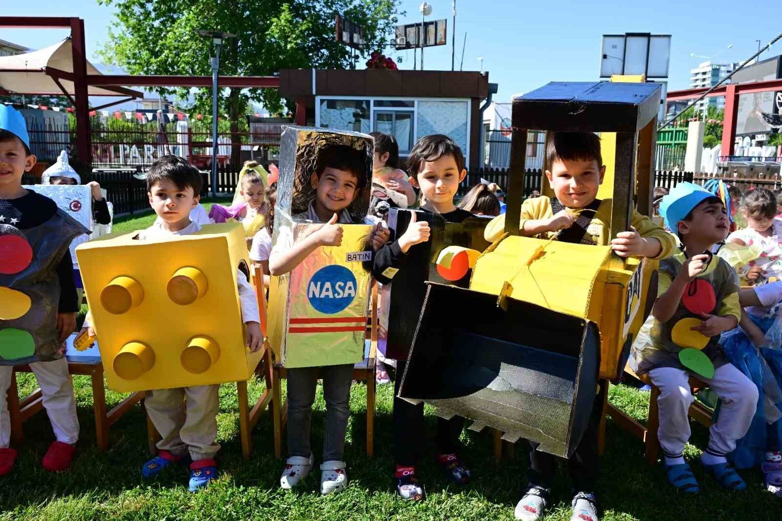 Miniklerden 'Sıfır atık' defilesi