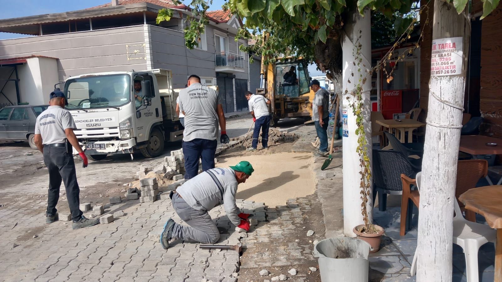 Şehzadeler’de Altyapi Sonrasi Yol Ve Kaldirimlar Hizla Yeni̇leni̇yor (3)