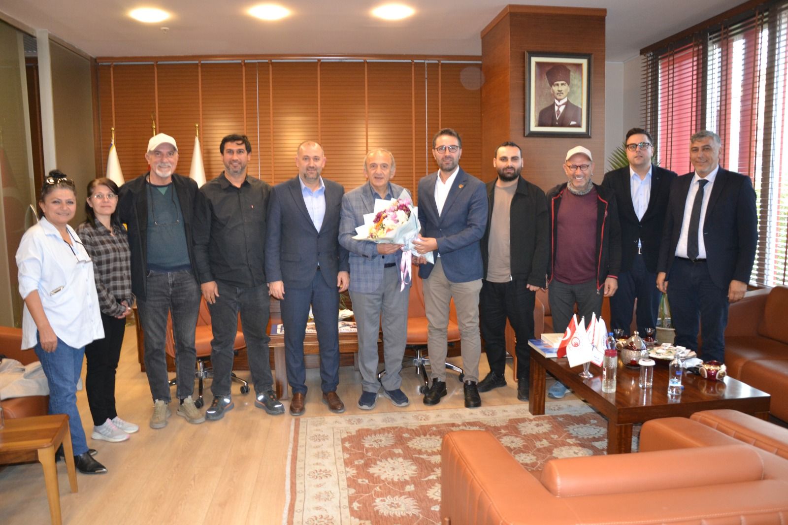 Manisa Gazeteciler Cemiyeti’nden TSO Başkanı Yılmaz’a Tebrik Ziyareti